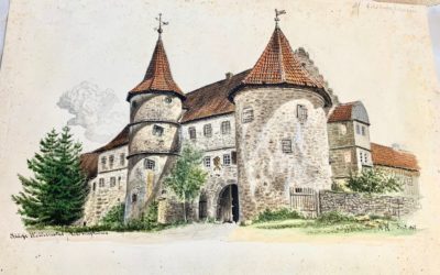 Ersteigert! Schlossbild von 1867